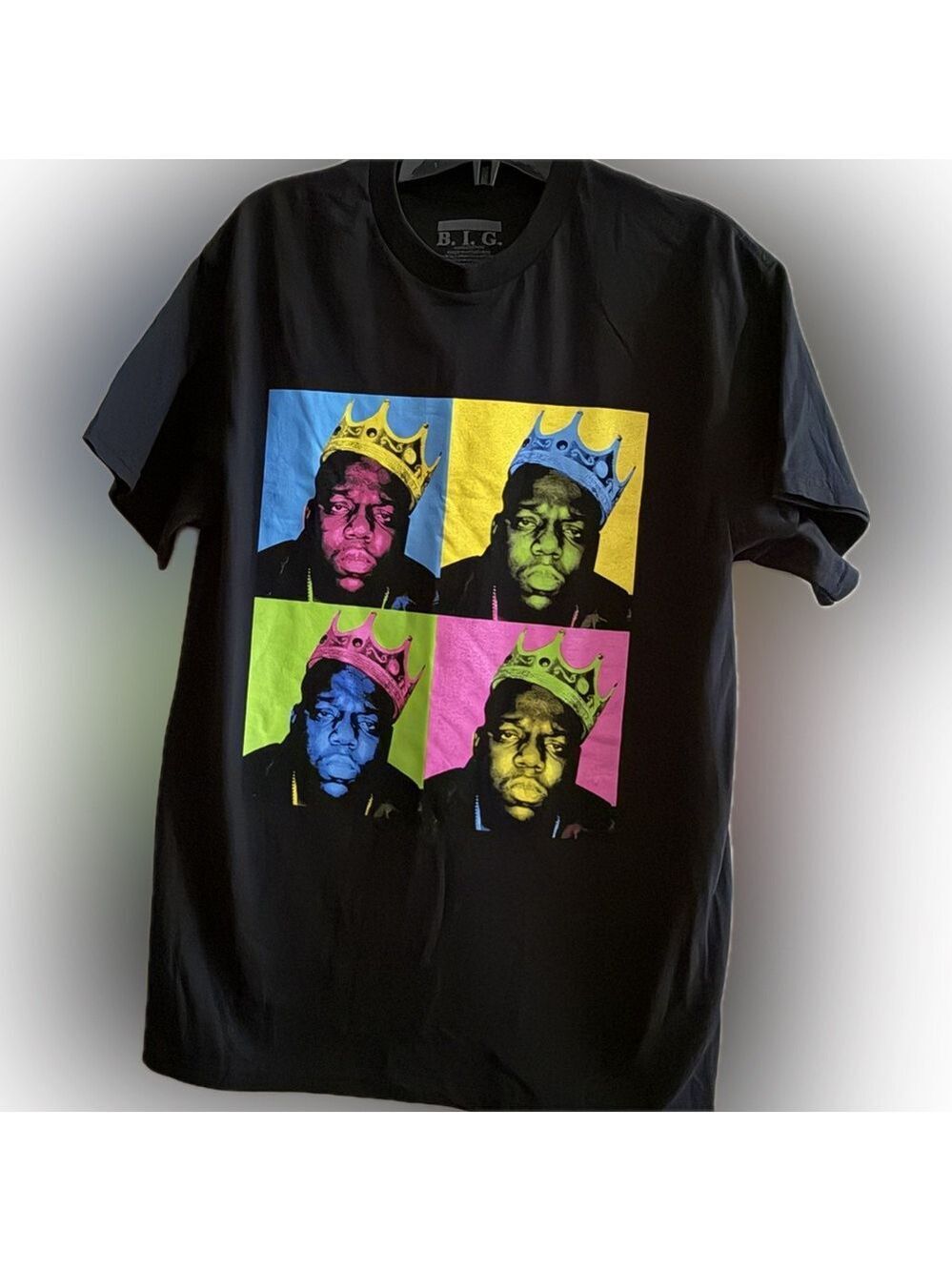 Notorious B.I.G. Crown Pop Art T-Shirt – Medium